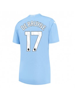 Ženski Nogometna dresi replika Manchester City Kevin De Bruyne #17 Domači 2023-24 Kratek rokav